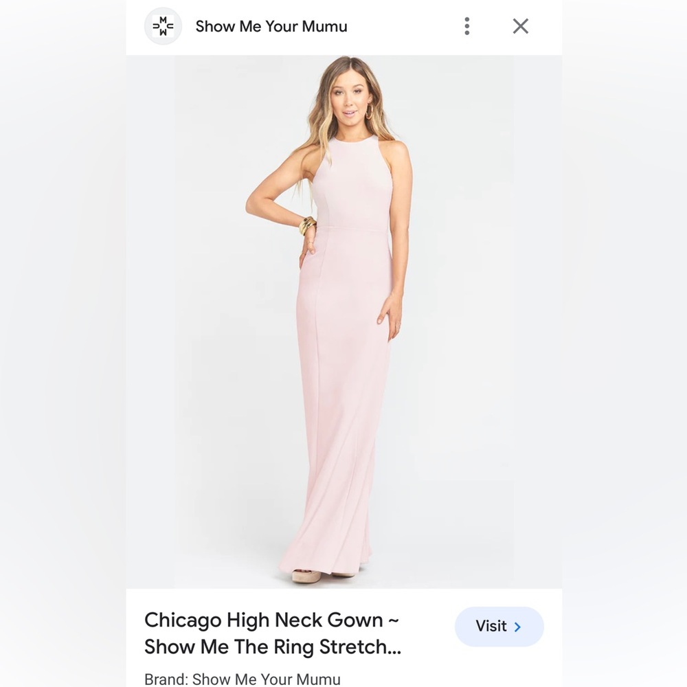 Show Me Your MuMu Chicago High Neck Gown